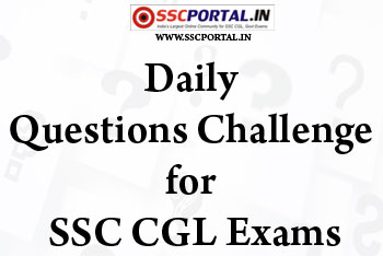 Daily Questions Challenge for SSC CGL Exams -04 August 2022