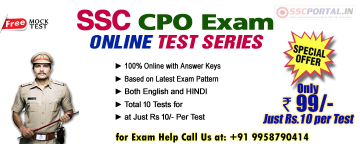 SSC CPO Online Test Series